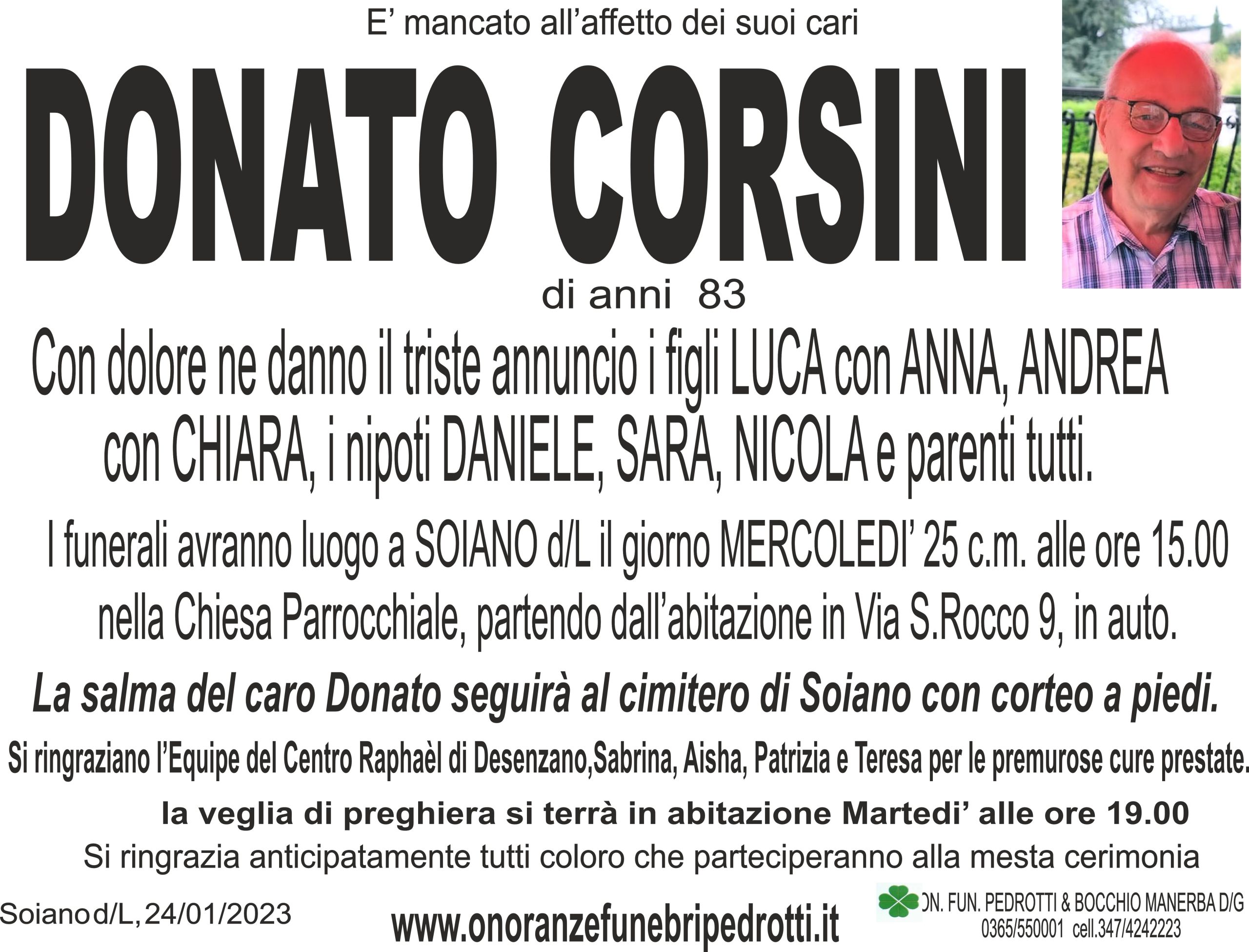 Scopri di più sull'articolo Donato Corsini