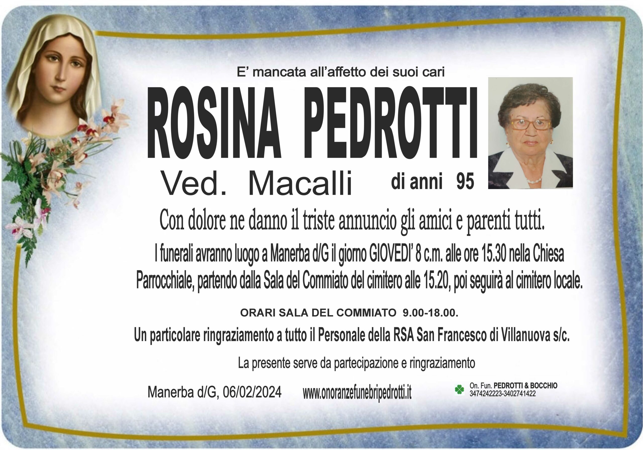 Scopri di più sull'articolo Pedrotti Rosina