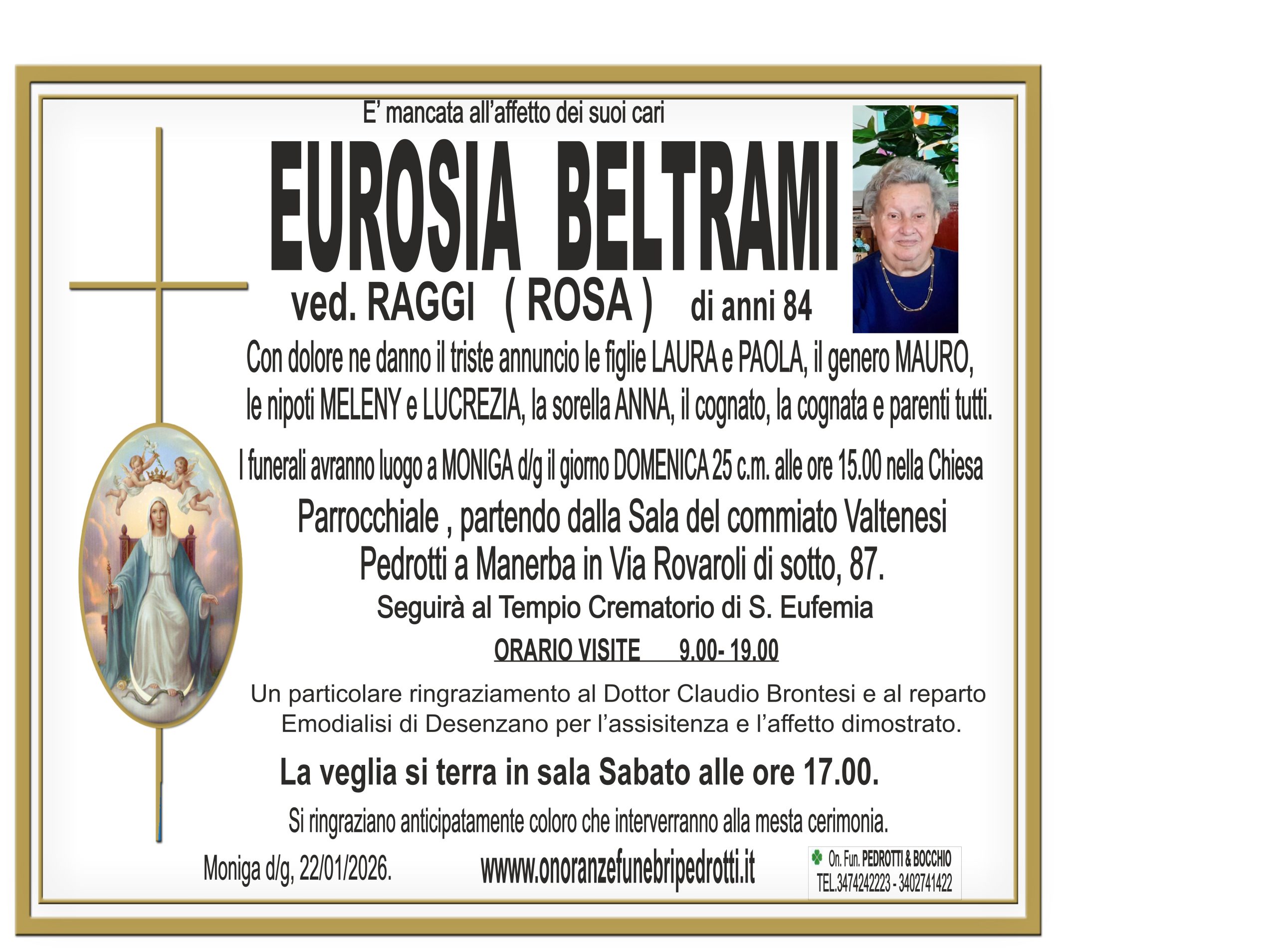 Al momento stai visualizzando Eurosia Beltrami