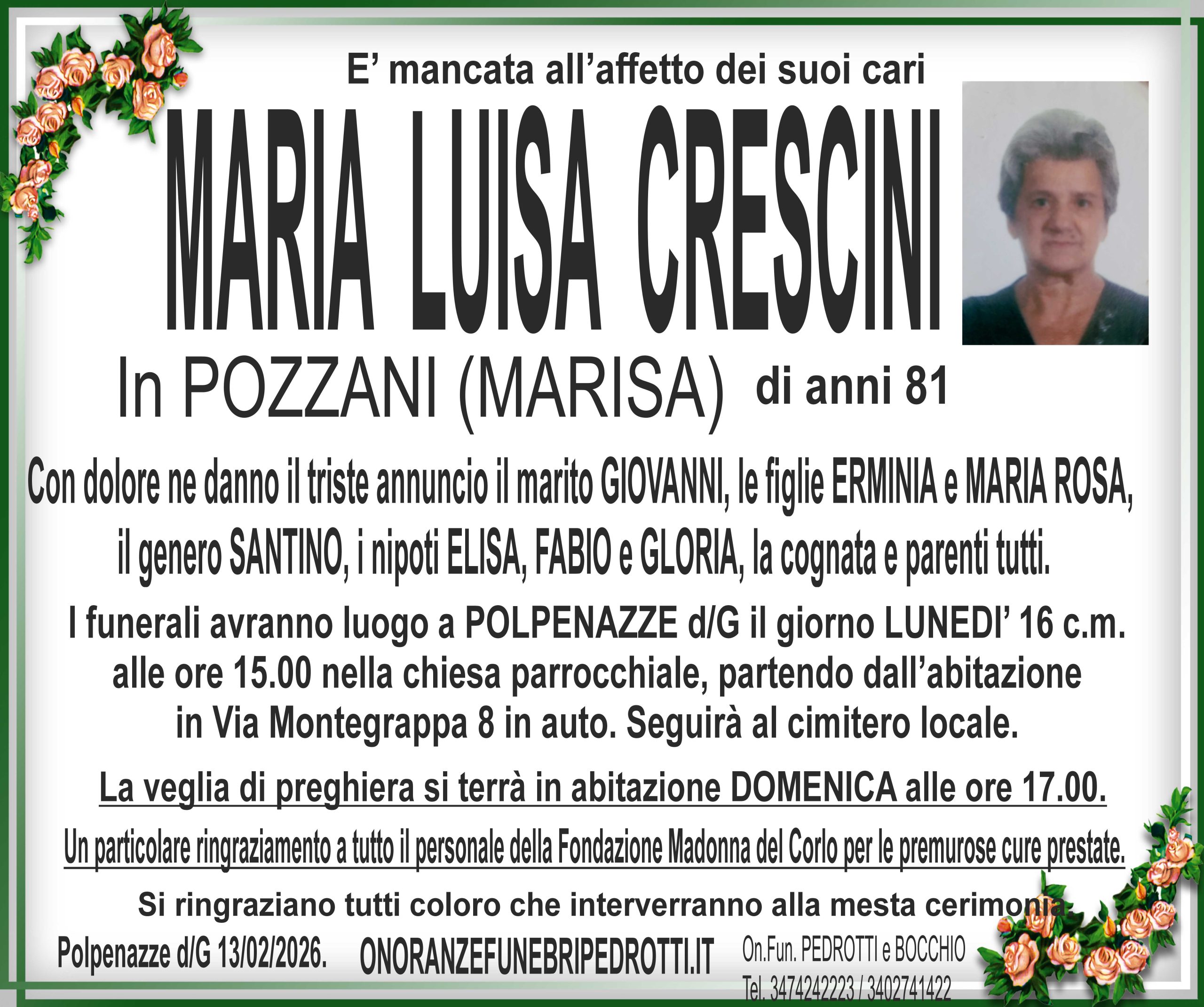 Scopri di più sull'articolo Maria Luisa Crescini