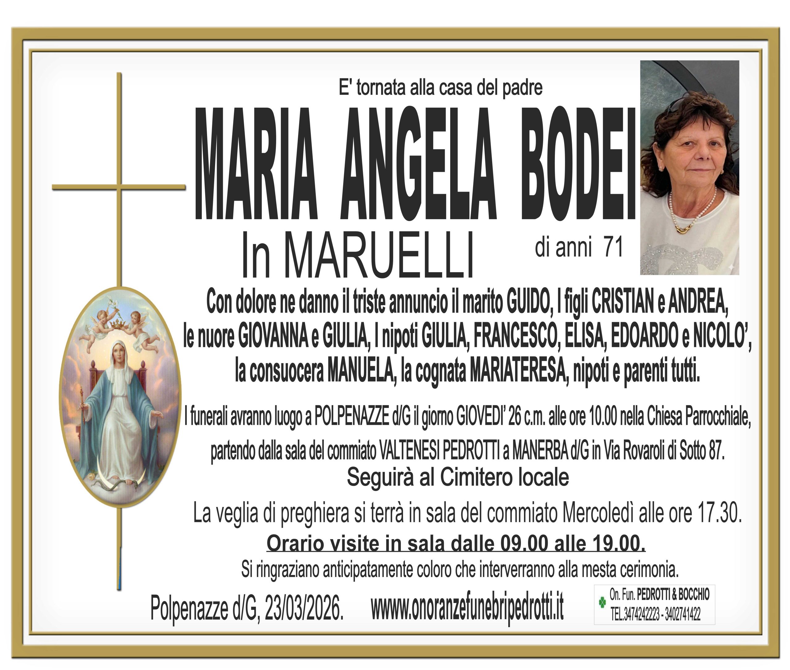 Scopri di più sull'articolo Maria Angela Bodei