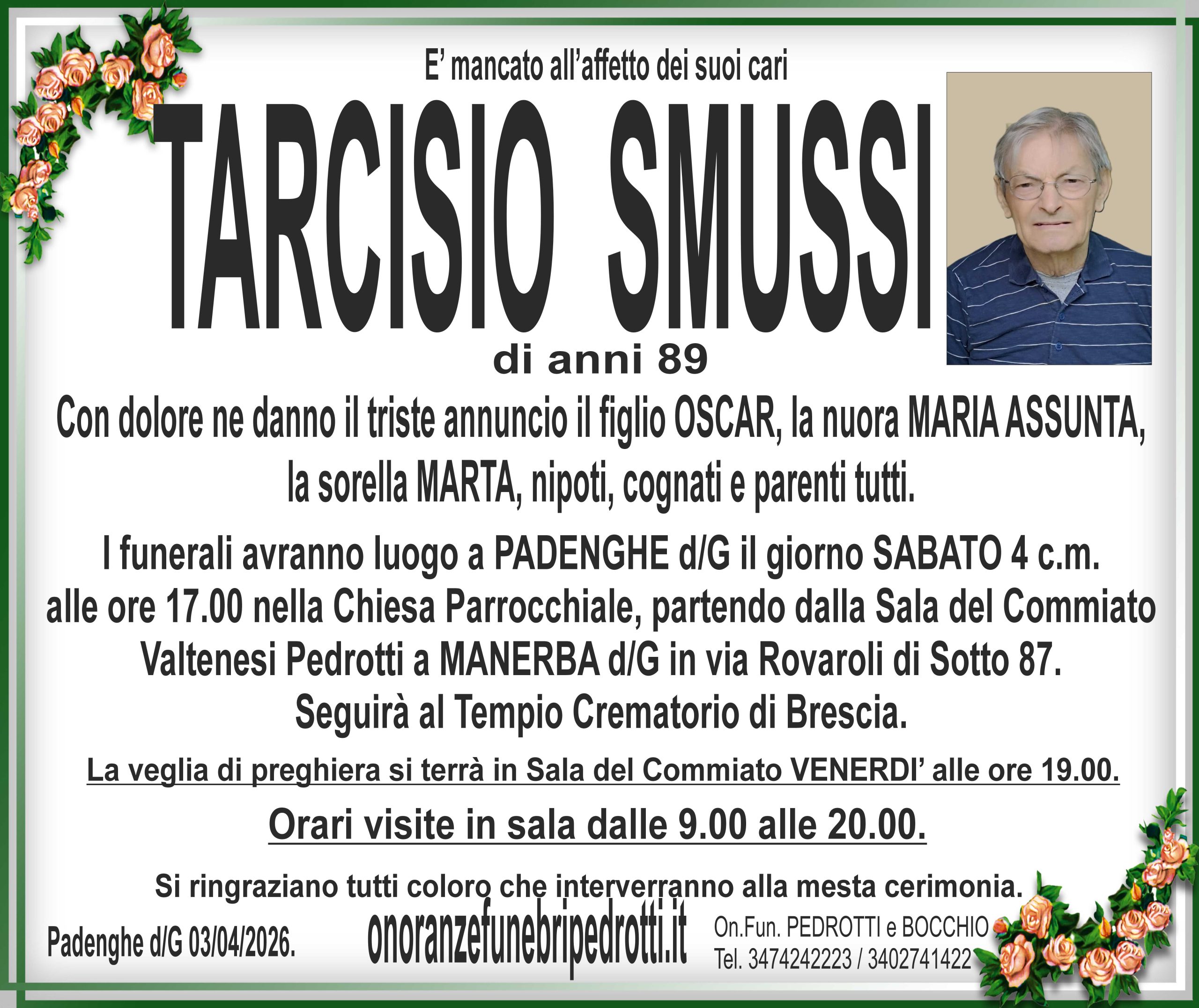 Al momento stai visualizzando Tarcisio Smussi